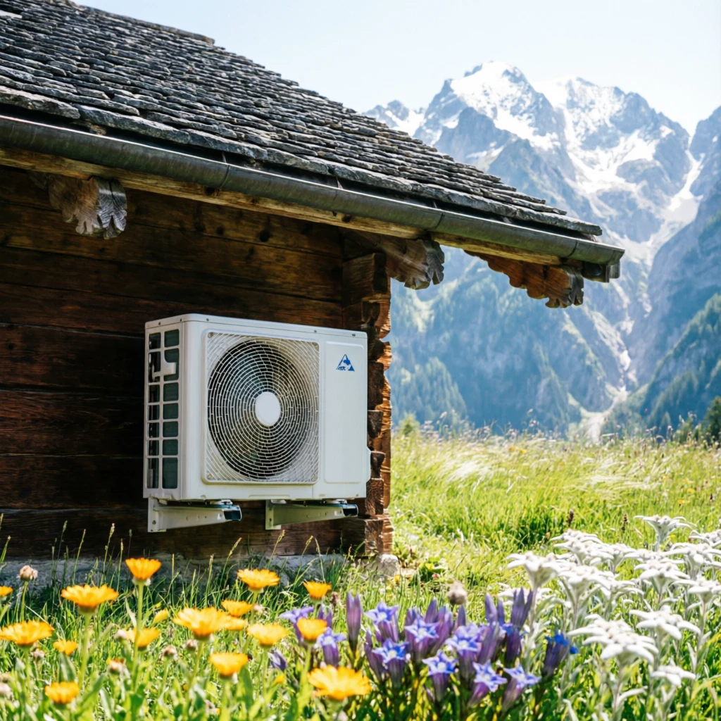 Daikin Split-Klimaanlage am Tiroler Haus
